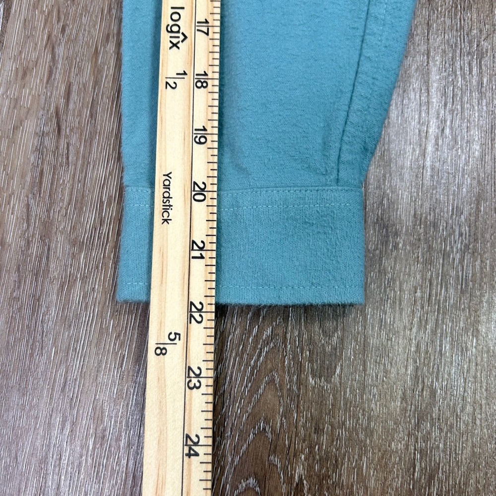 L.L.Bean Women's Chamois Cloth Shirt Small Mint Green Hiking Outdoor Button-Up - Picture 9 of 10